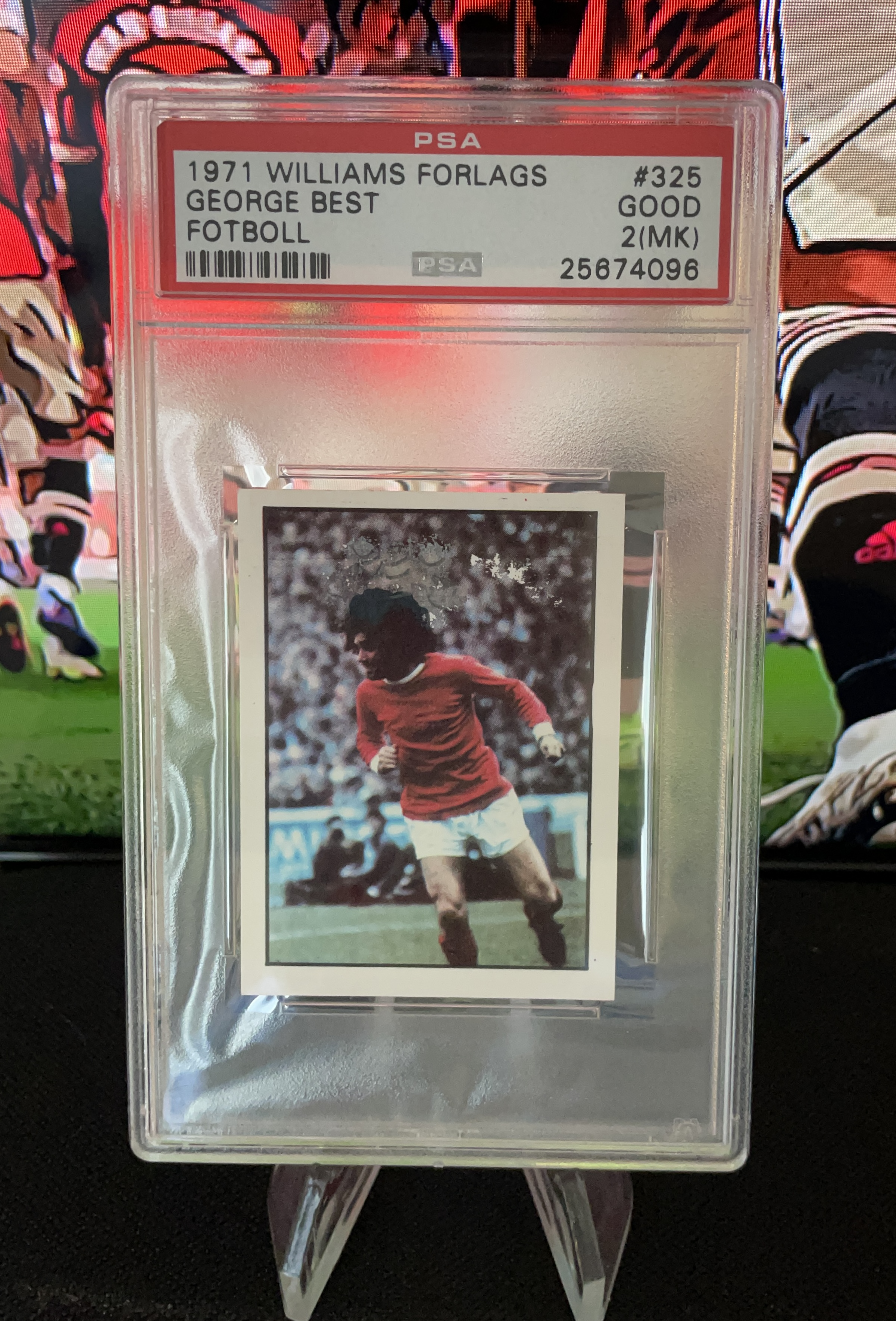 George best williams forlags panini card