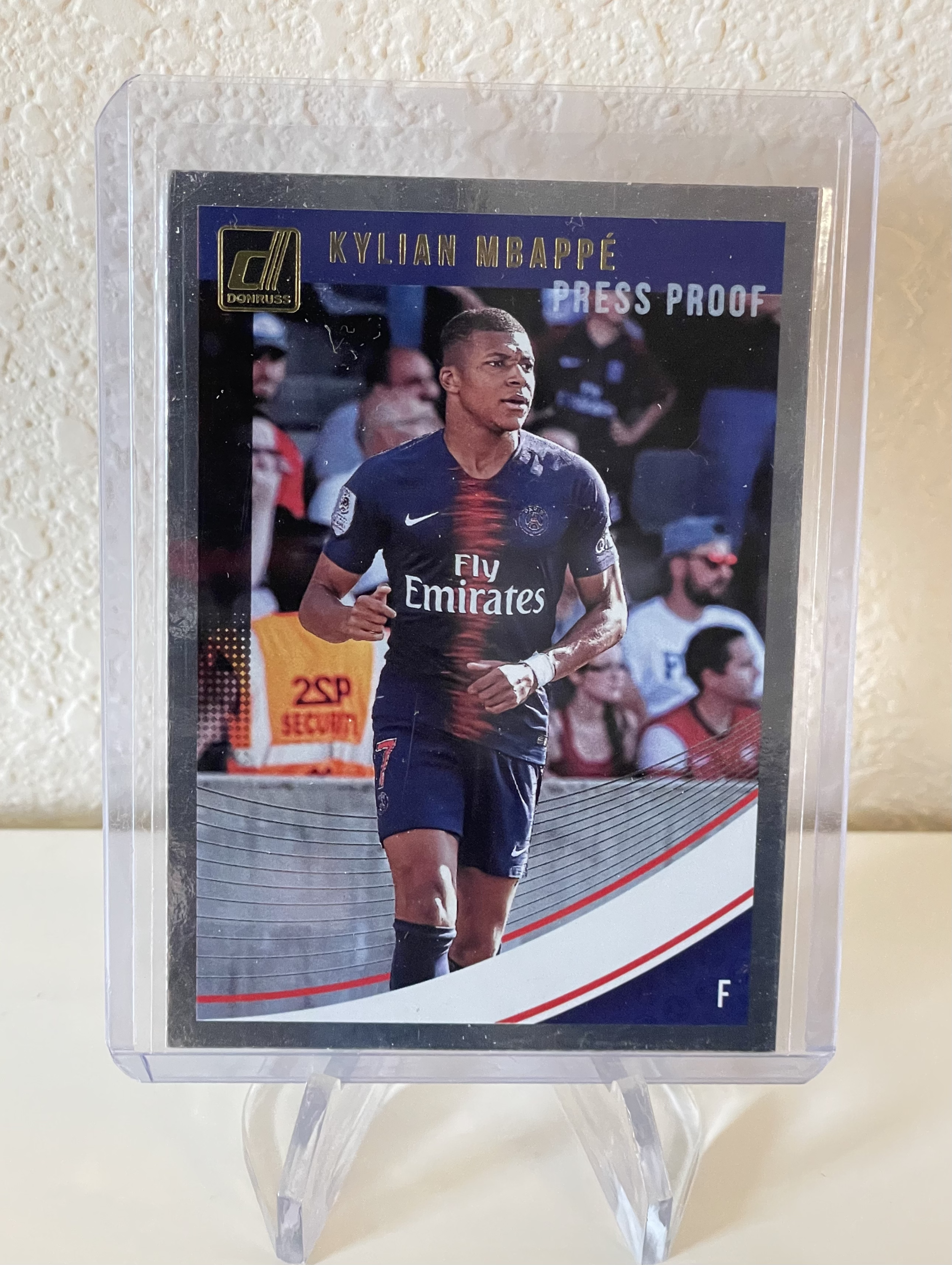 kylian mbappe press proof rookie card