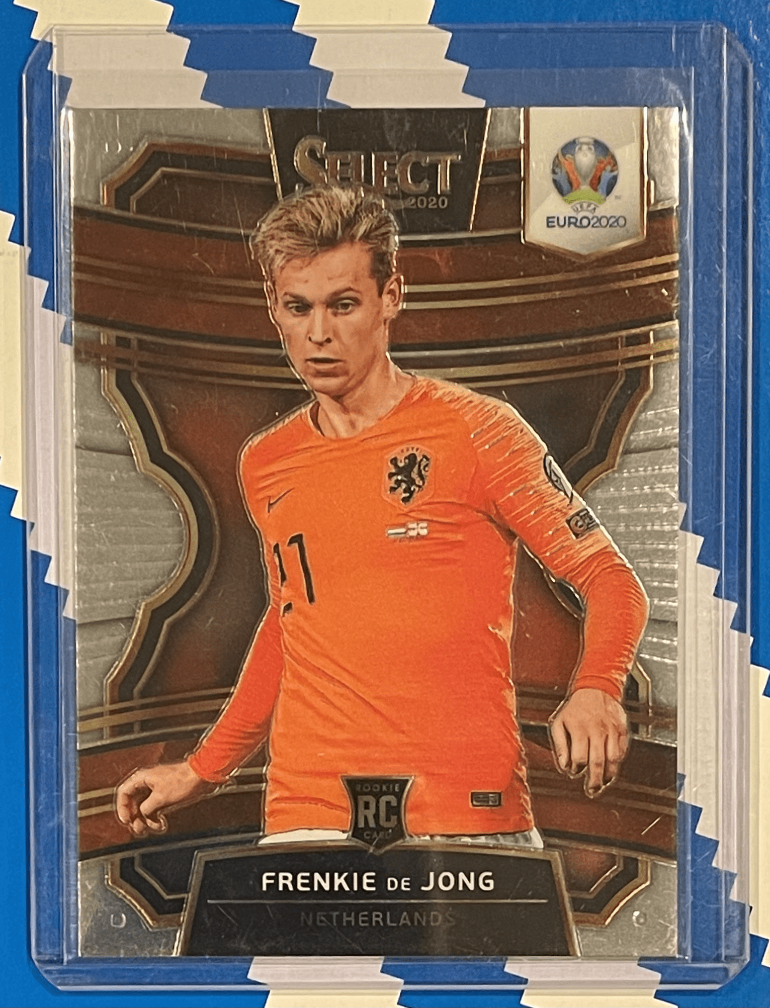frenkie de jong rookie card panini select euro 2020