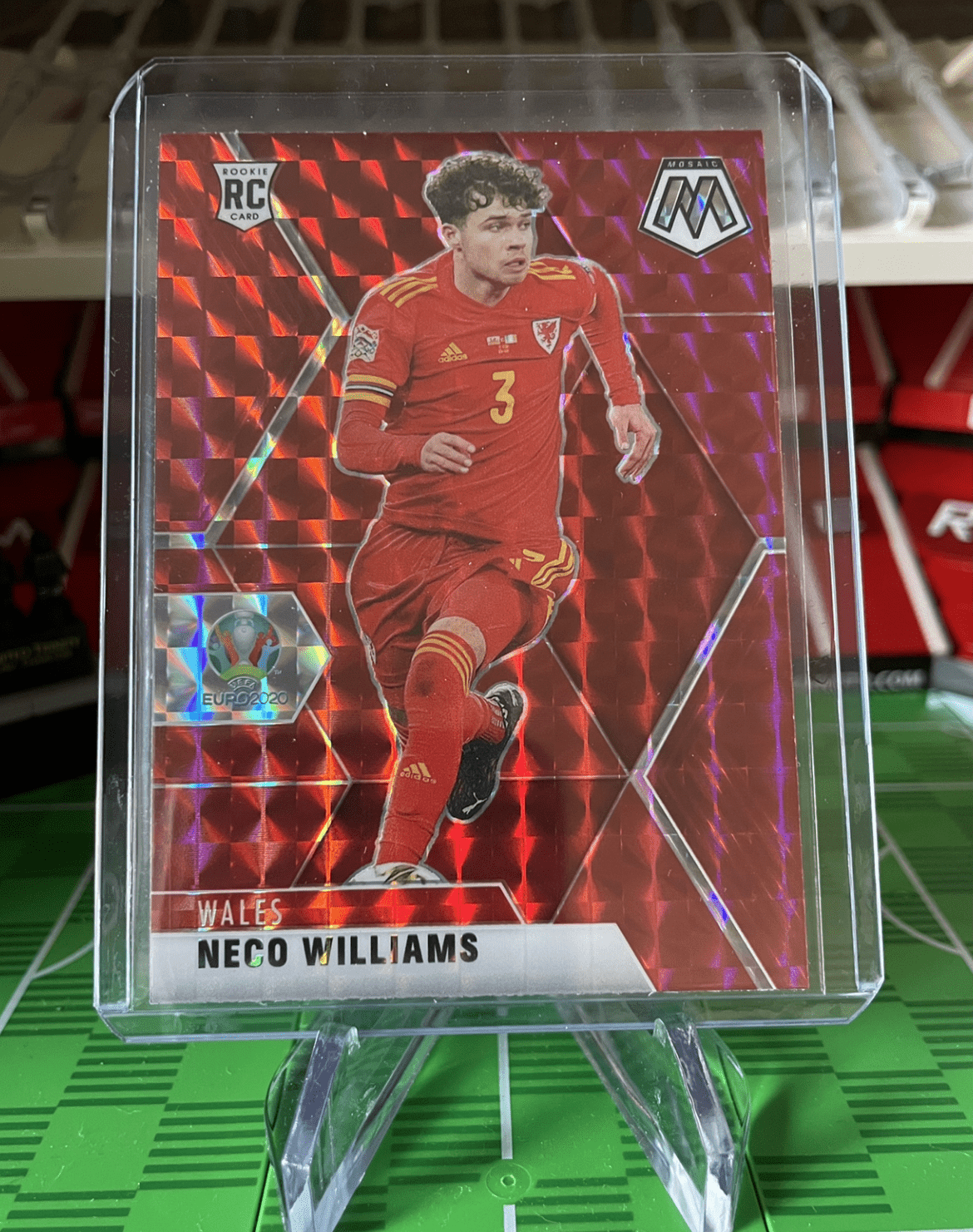 neco williams rookie card panini mosaic euro 2020