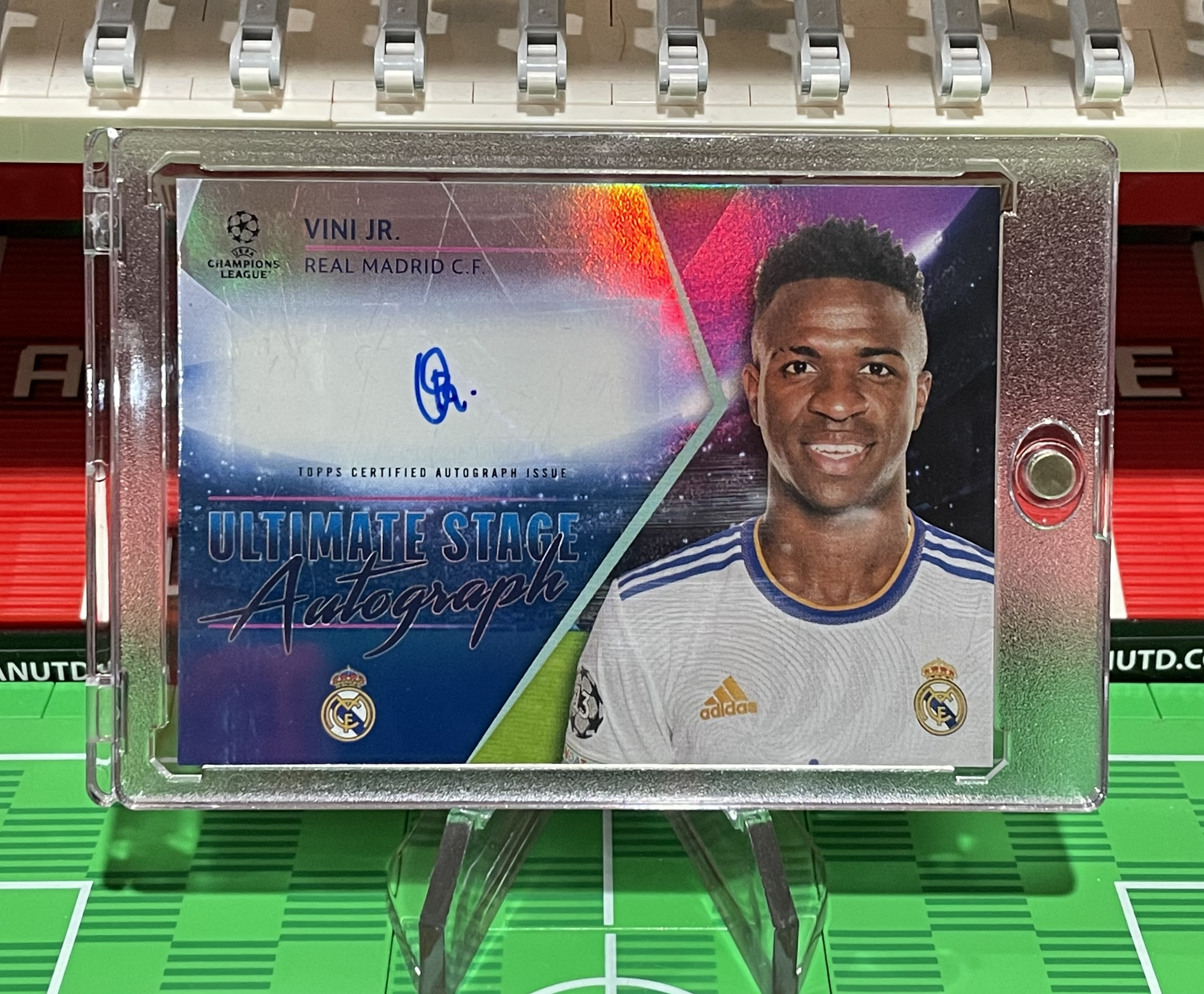 vini junior champions league topps signed card