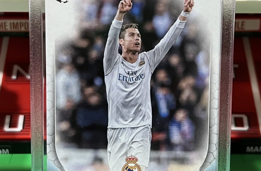 Cristian Ronaldo 2023/24 Topps UEFA Club Competitions Short Print Card