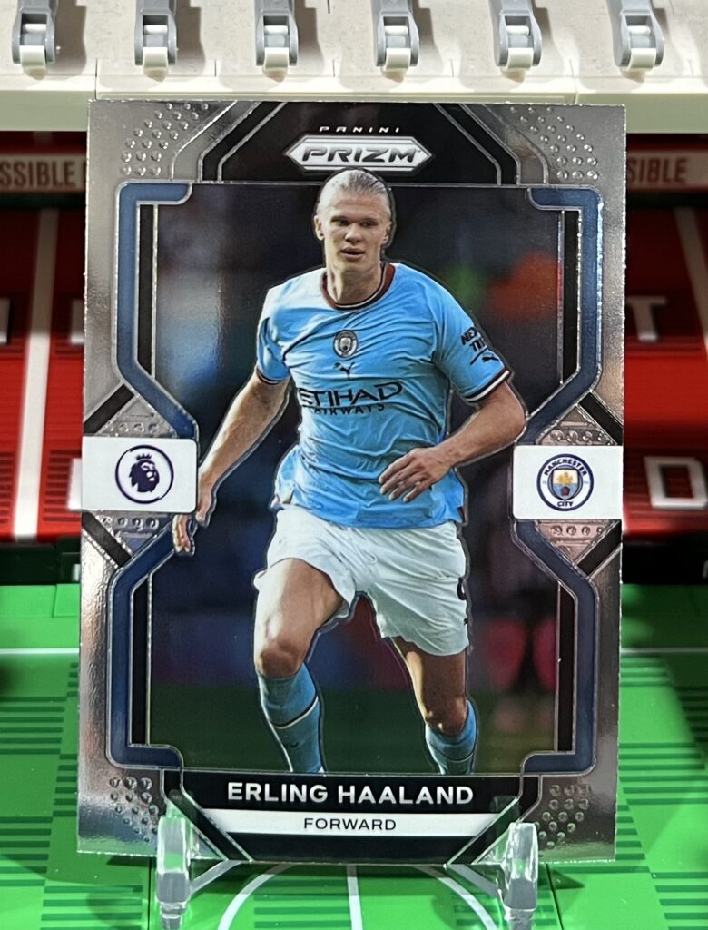 erling haaland Manchester City 2022-23 Panini Premier League Prizm Card