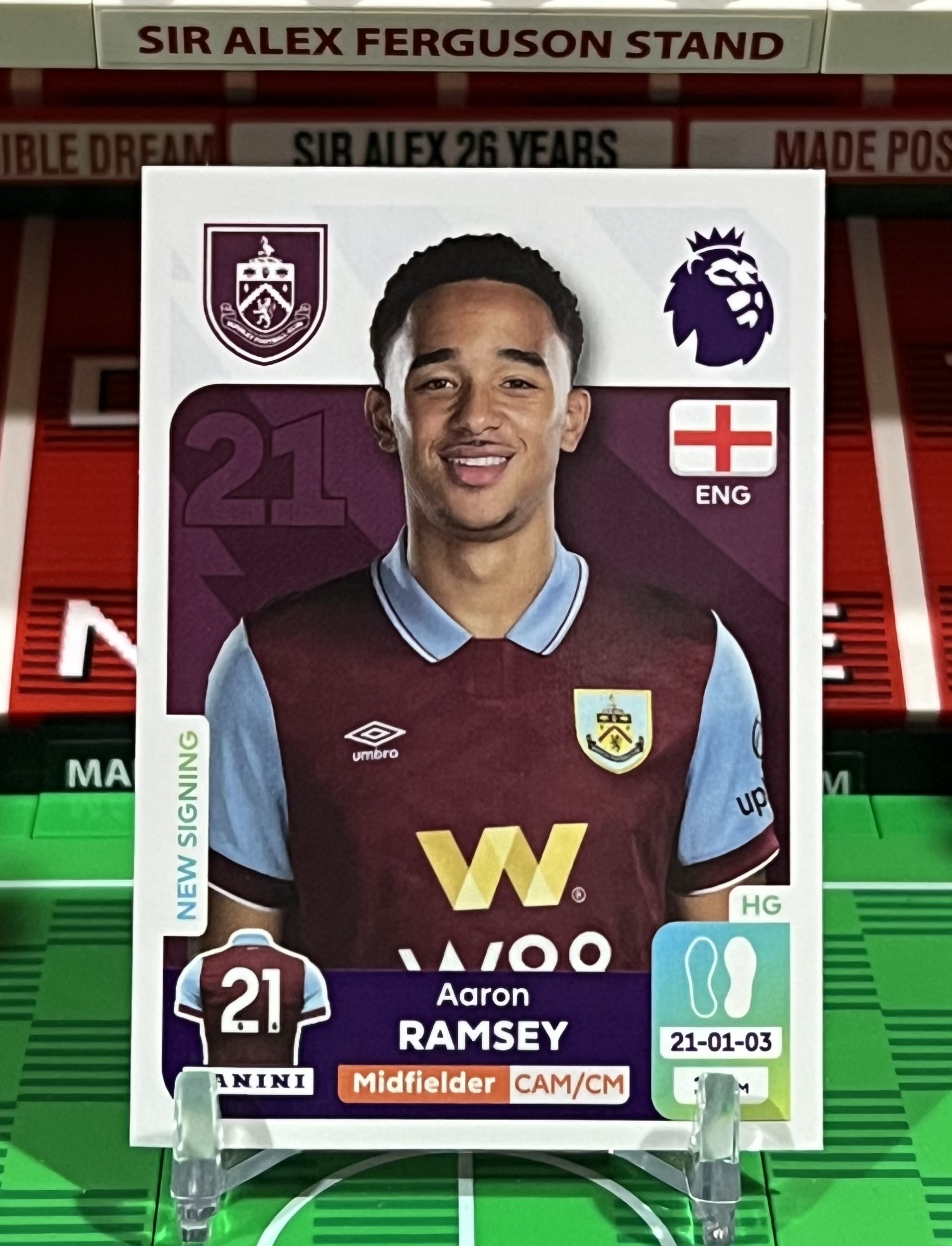 aaron ramsey 2024 panini sticker