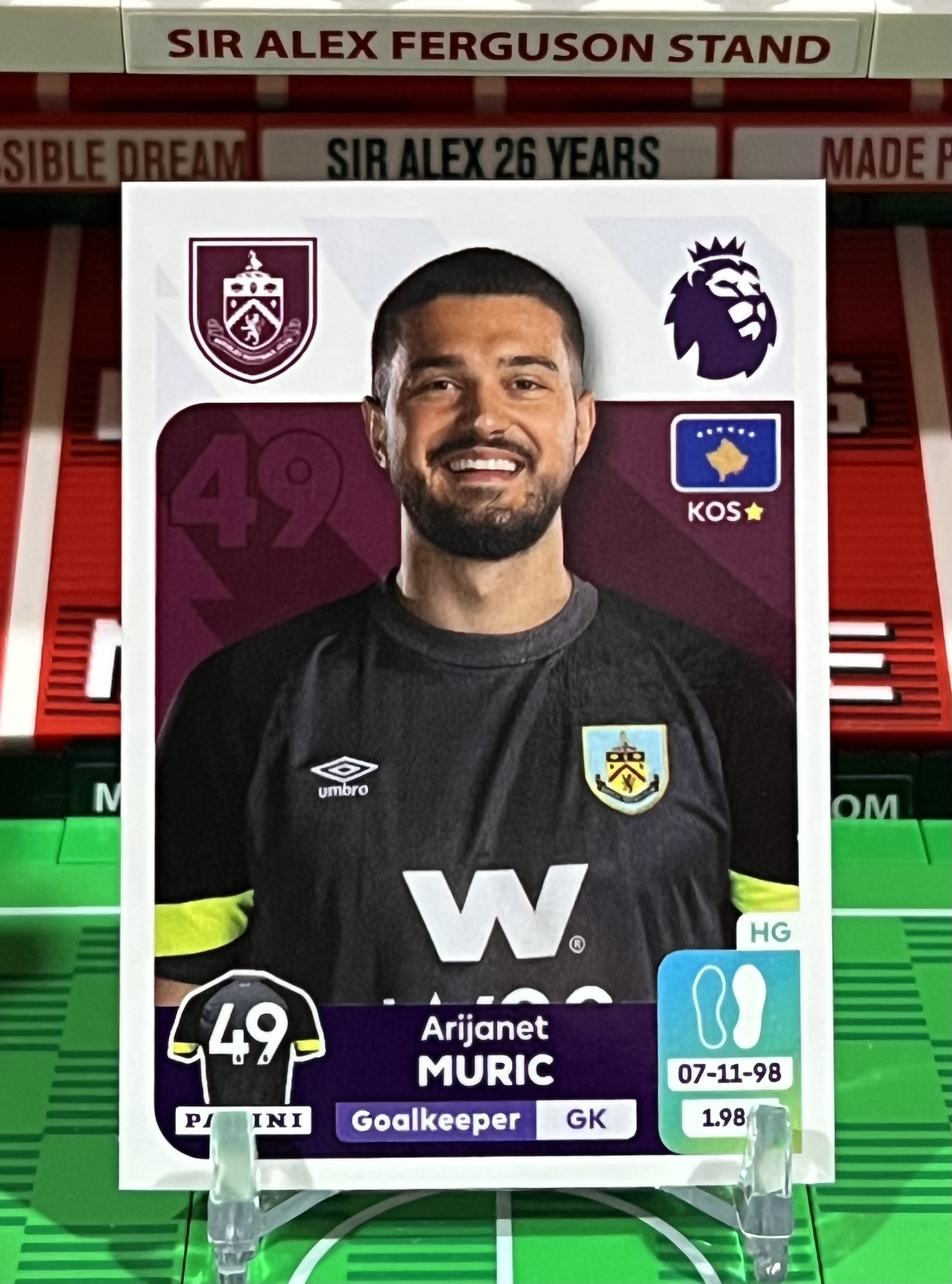 arijanet muric 2024 panini sticker