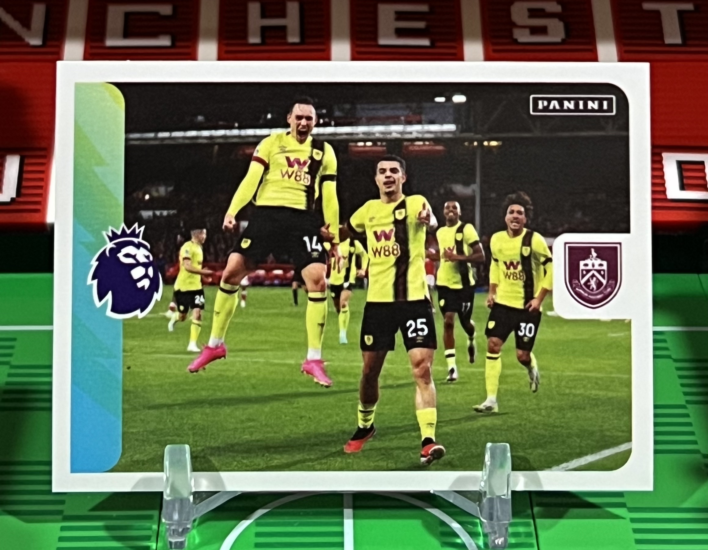 burnley FC 2024 Panini Stickers burnley fc 2024 panini celebration sticker