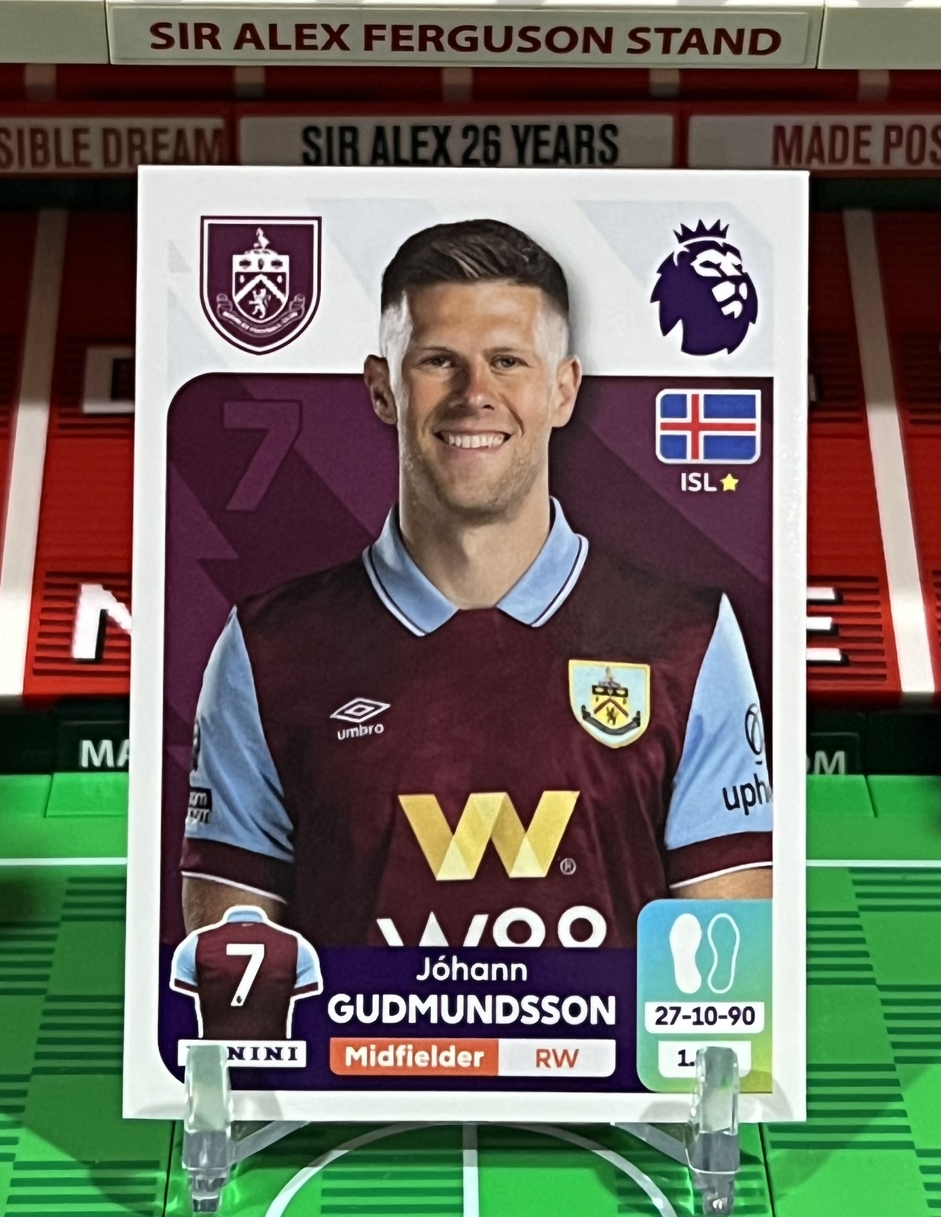 johann gudmundsson 2024 panini sticker