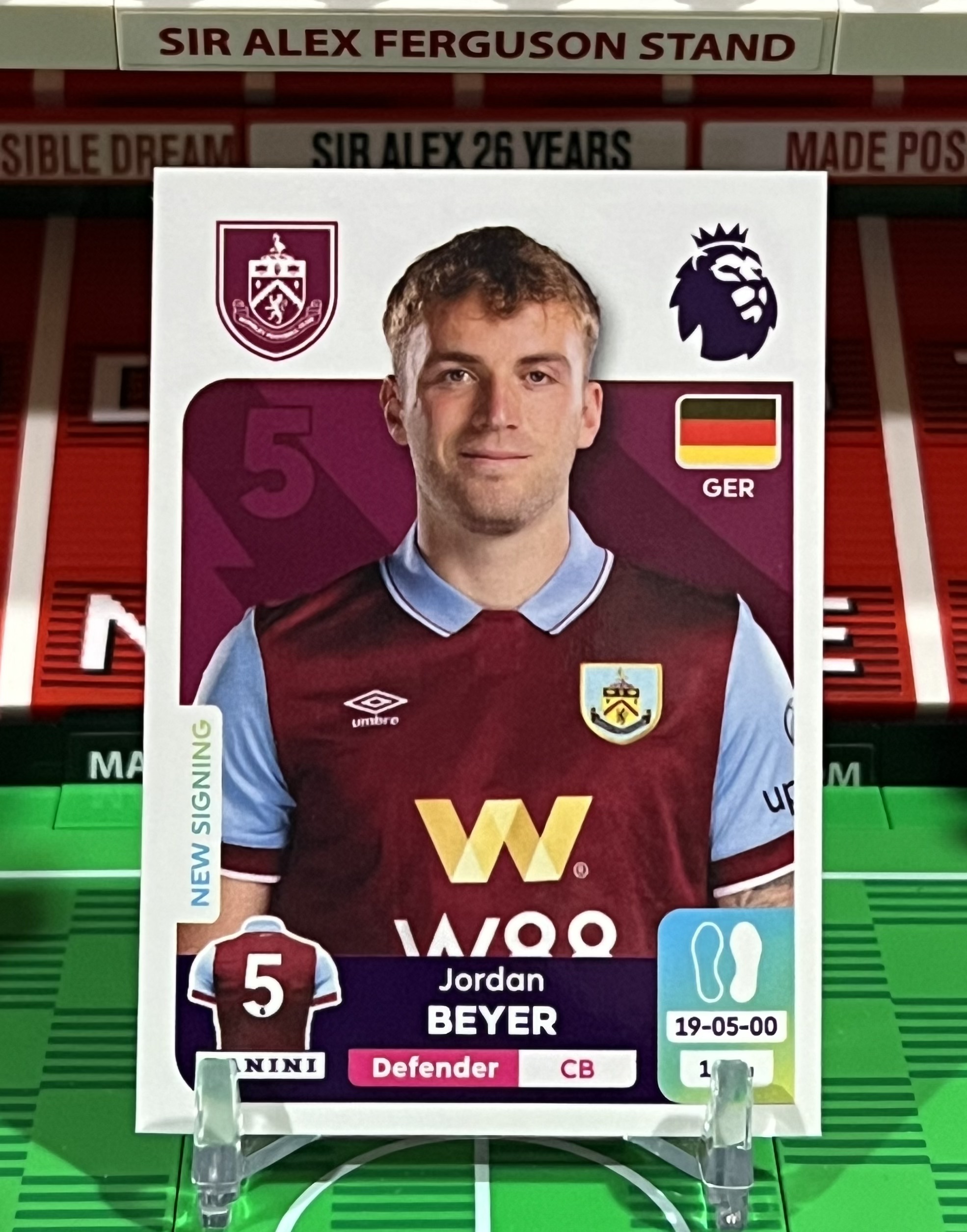 jordon beyer 2024 panini sticker
