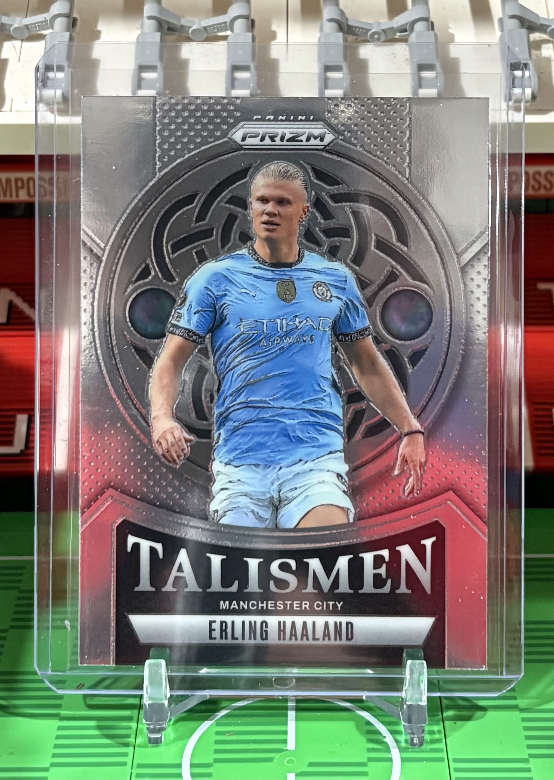 erling haaland 2024 panini prim premier league talismen card