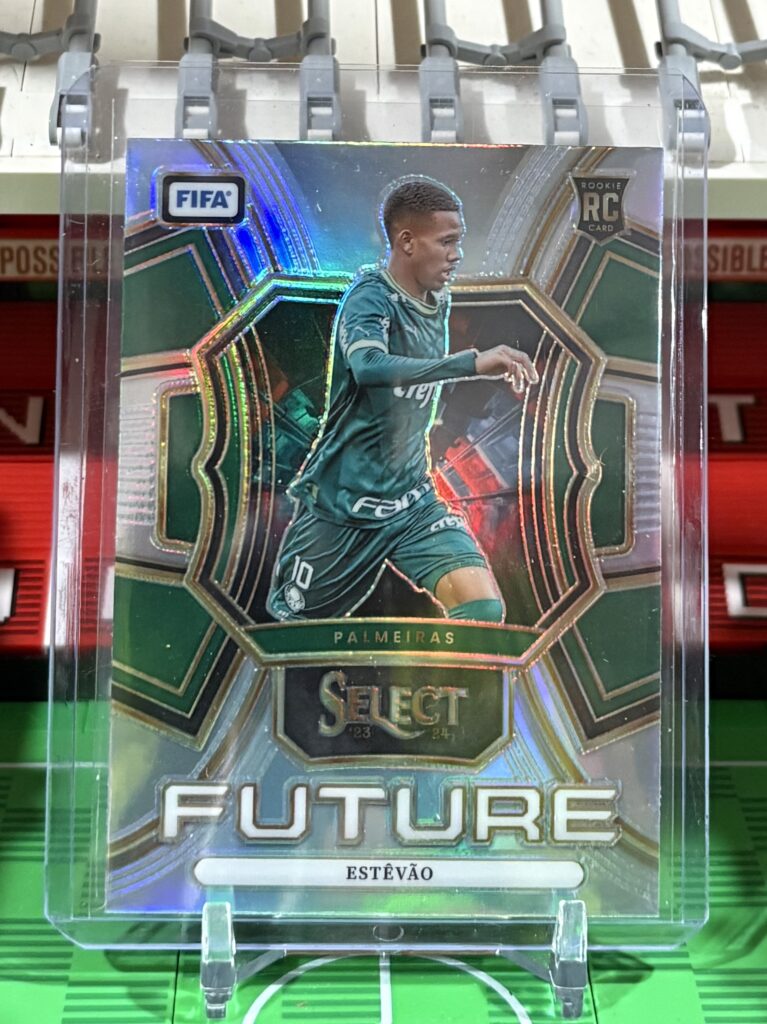 estevao rookie card estevao panini select fifa future rookie card.